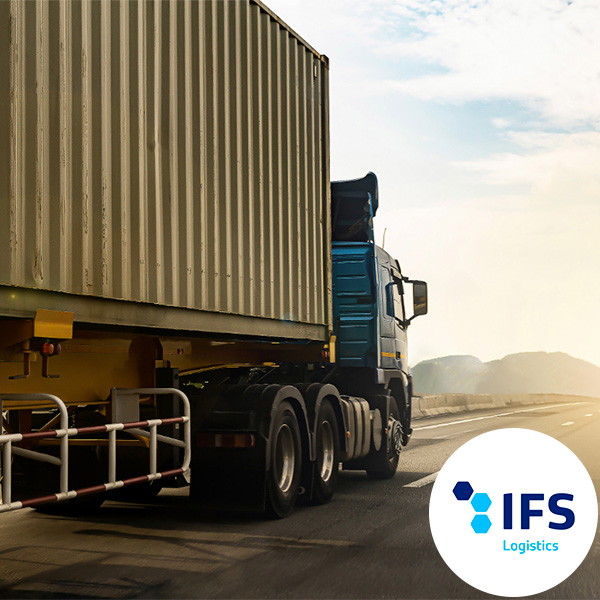 Vehículo equipado con IFS Logístics